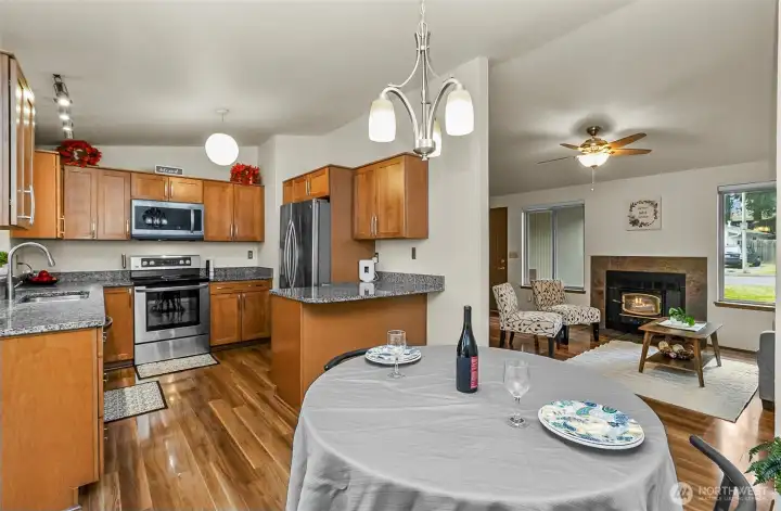 View from dining room