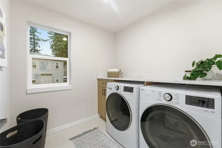 Dedicated laundry room
