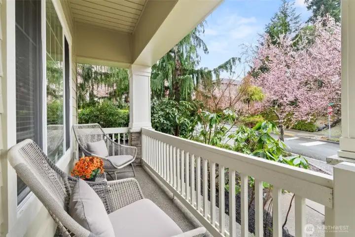 Imagine sipping your morning coffee or visiting with neighbors on the covered front porch