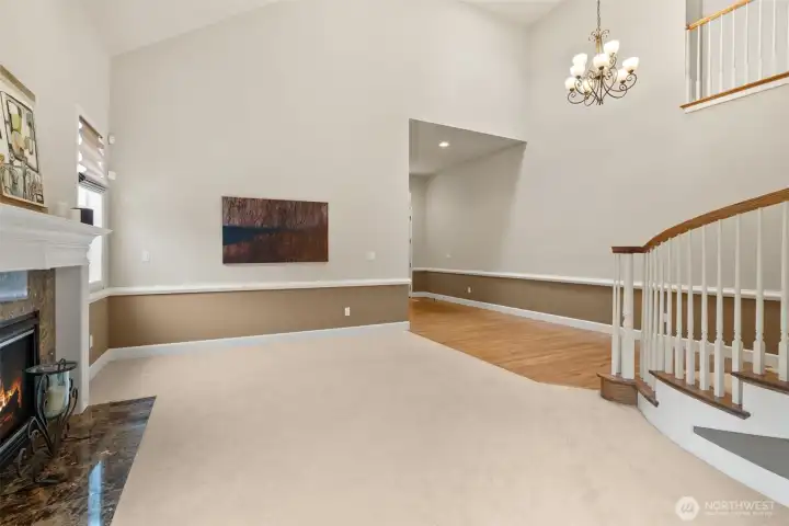 Impressive entry into this lovely home