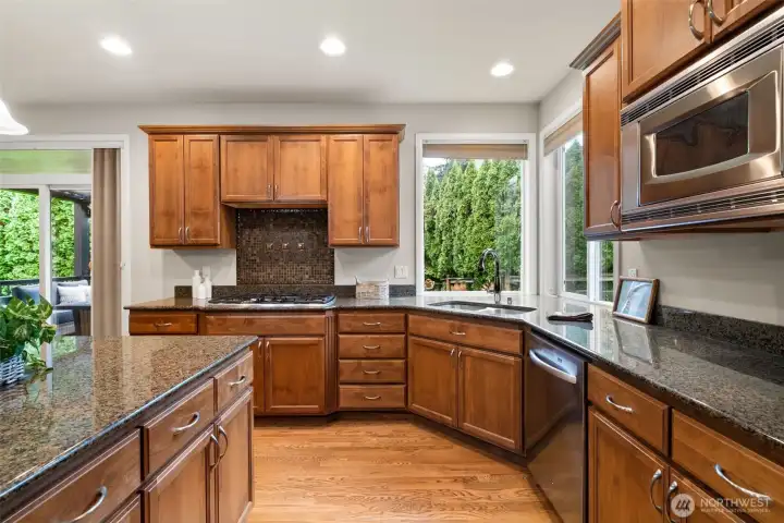 All of the kitchen appliances are included in the sale