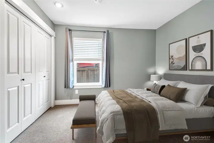2nd bedroom is good size