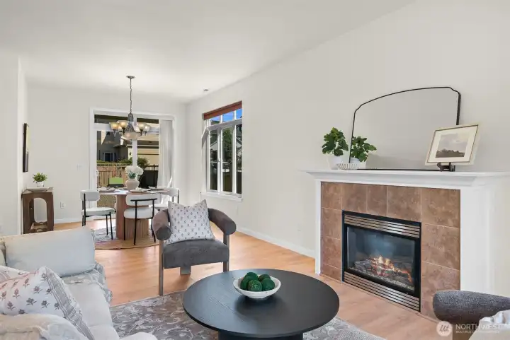 functional open floor plan