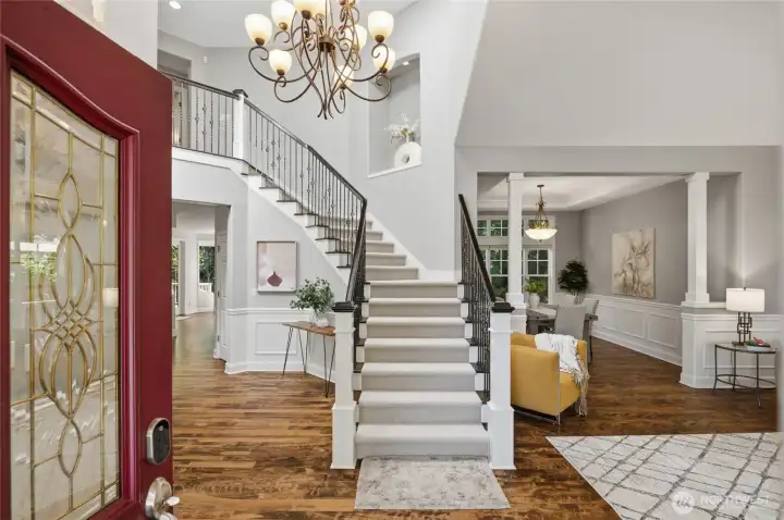 A grand entrance designed to impress from the moment you arrive.