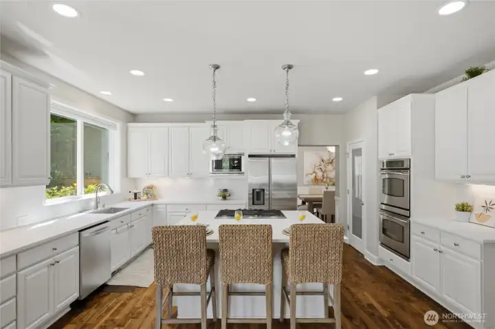 The hear of the home - beautiflly designed for gathering and entertaining.