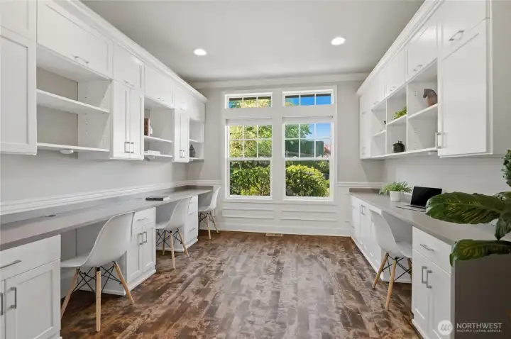 A dedicated office built for productivity and focus.