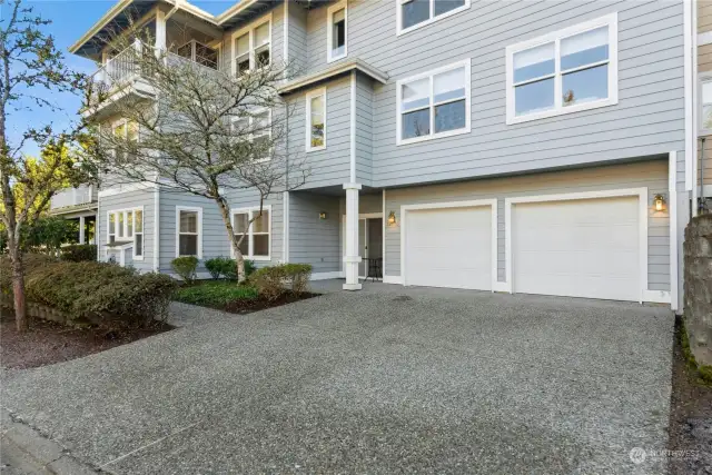 Ground Floor Corner Unit with 2-Car Garage