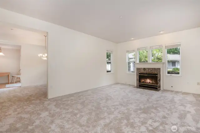 Living Room (not staged) New Carpet