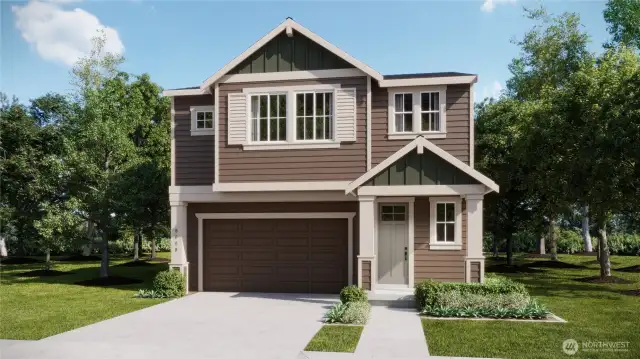 Artist rendering only-home details may vary