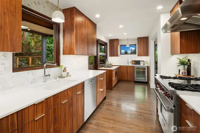 Remodeled chef's kitchen