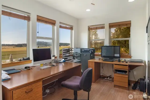 Office off the living room on main floor