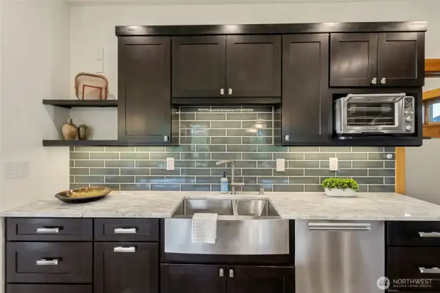 New appliances complete this gourmet kitchen