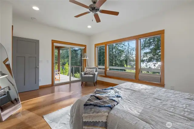 Water views and access to the covered patio to watch the Drayton Harbor sunsets!