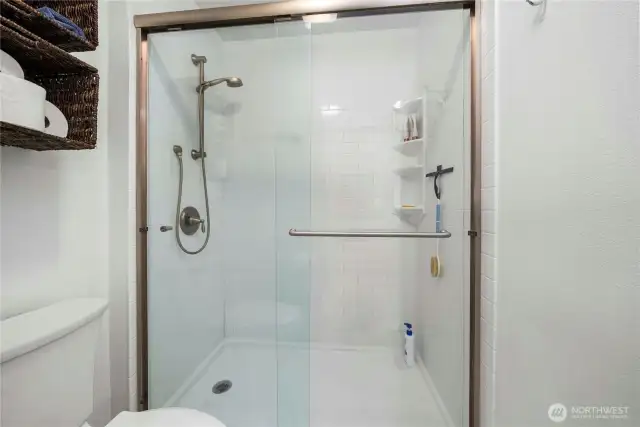 Walk-in Shower in Primary Bedroom