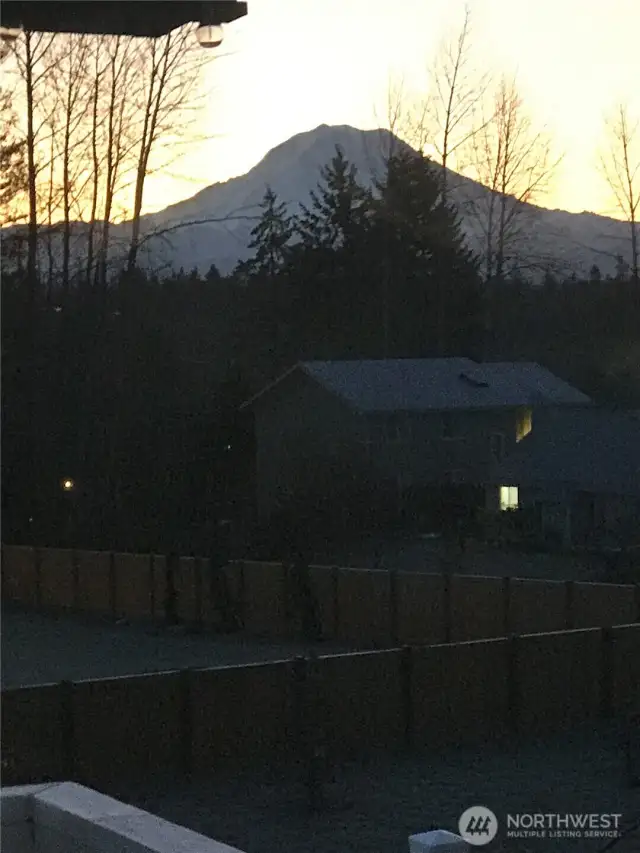 Mt Rainier from your Deck