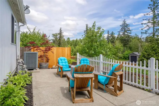 Patio with Gas Fireplace