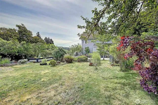 Tons of space to garden!