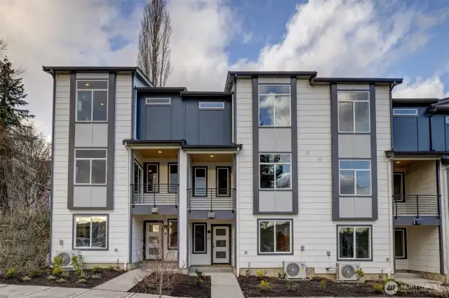 Exterior of B building (same floorplan/exterior)