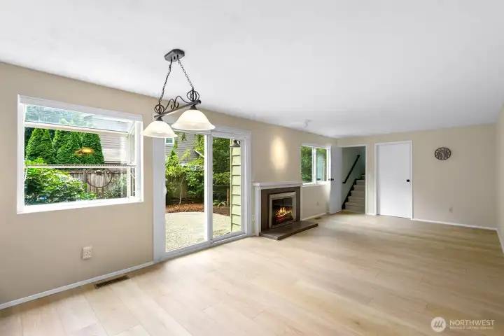 Kitchen Nook and Family Room