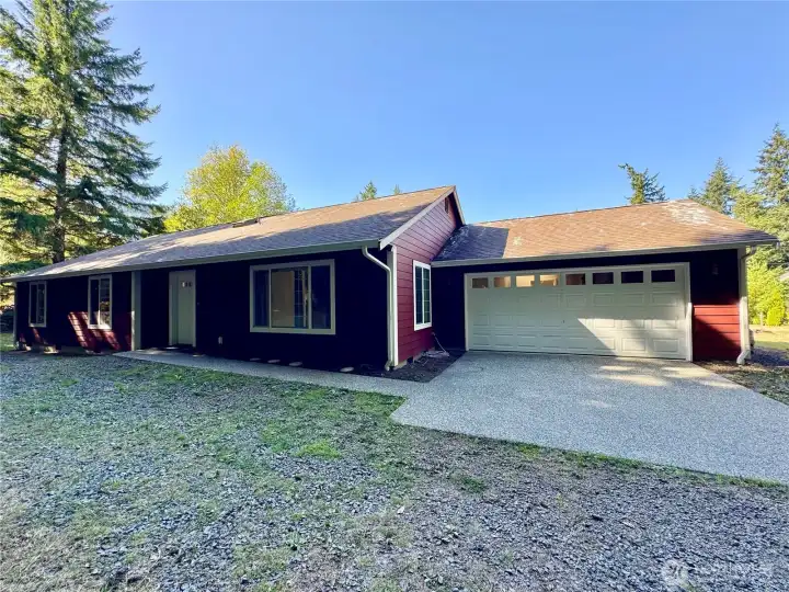 One story home with comfortable floor plan