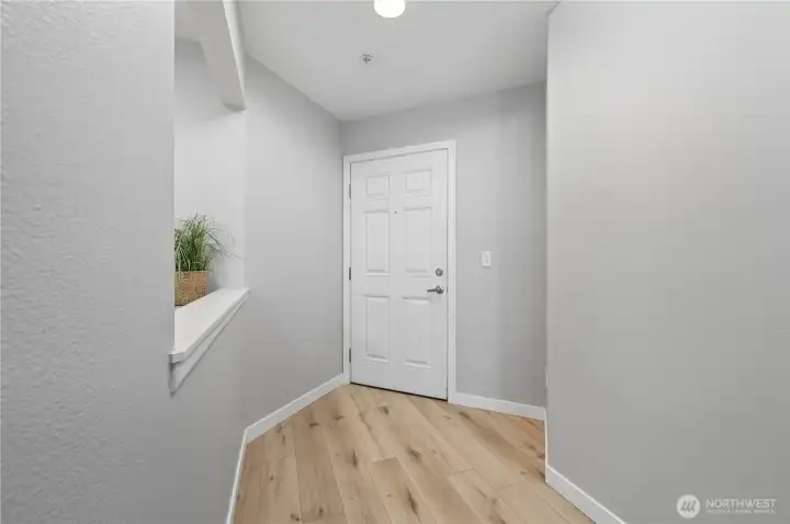 Hallway to 2nd bedroom