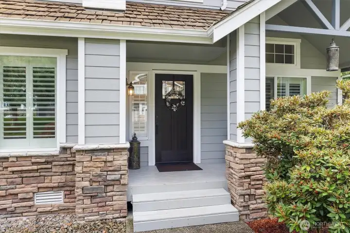 Large front porch