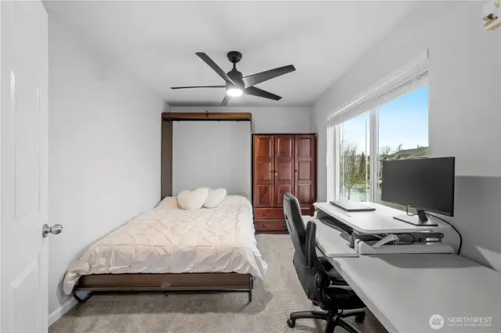 Additional Image of Fourth Bedroom with Displayed Murphy Bed