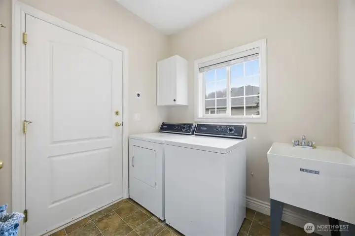 separate laundry room