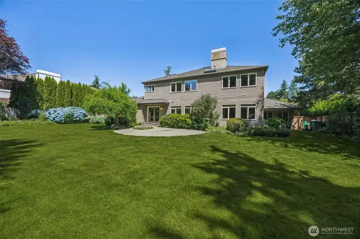 The level back yard is fully fenced, includes a patio perfect for entertaining or just reading a good book! The level back yard is fully fenced, includes a patio perfect for entertaining or just reading a good book!
