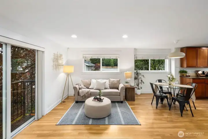 2nd level living / dining