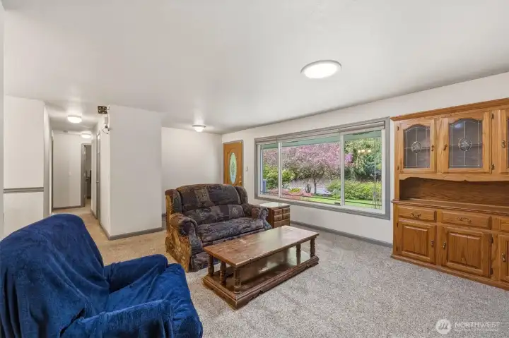 Large windows throughout
