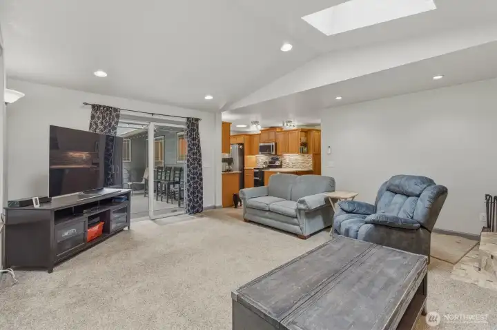 Skylights and huge windows