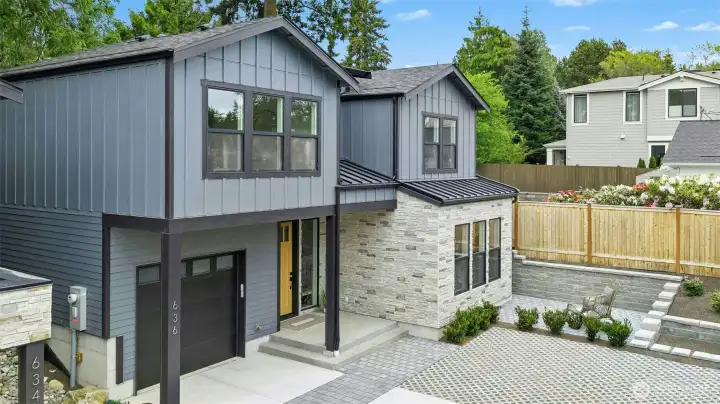Oversized garage, EV ready. Oversized garage, EV ready.