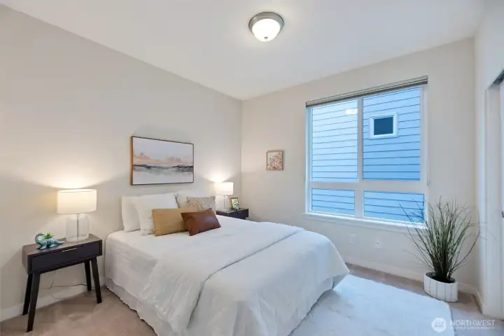 Fourth bedroom on upper level