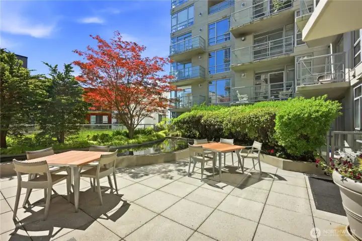 2nd floor patio off clubroom. 2nd floor patio off clubroom.