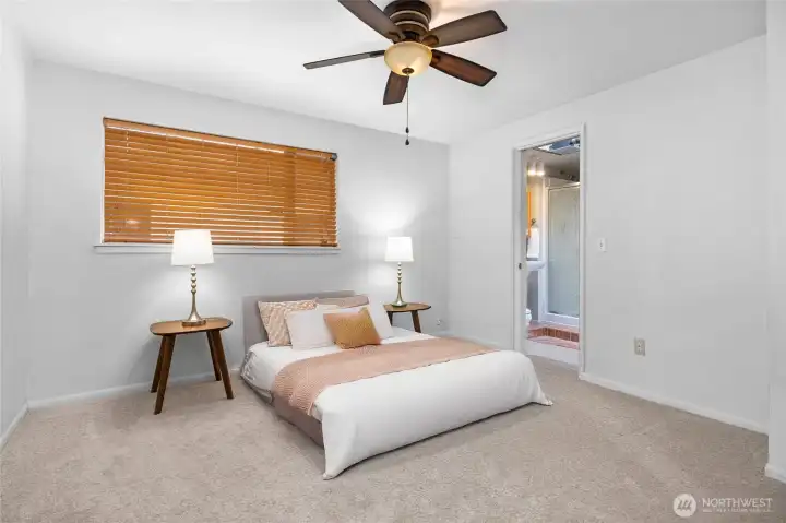 2nd Bedroom with Access to 3/4 Bath