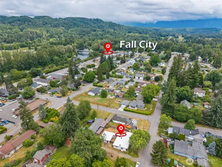 Aerial with Mountain Views