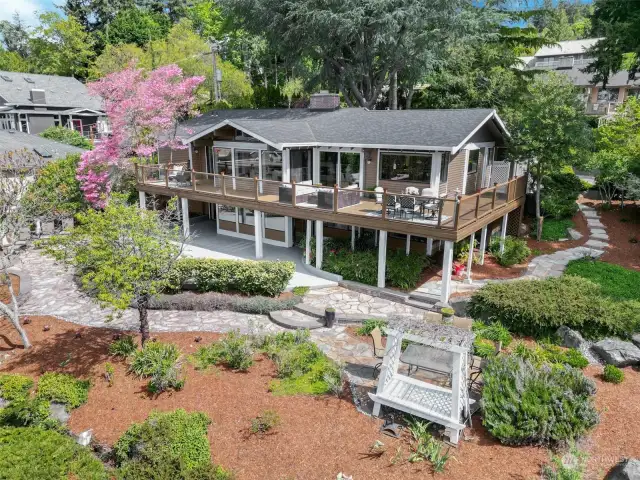 4 bedroom, 3 bath home across the street from the Lake in the coveted Holmes Point community of Kirkland