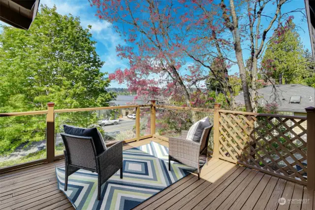 Wrap around deck with amazing space!