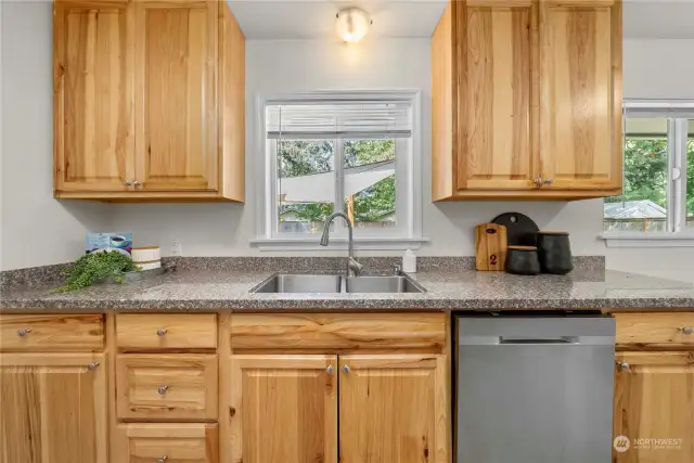 large kitchen space