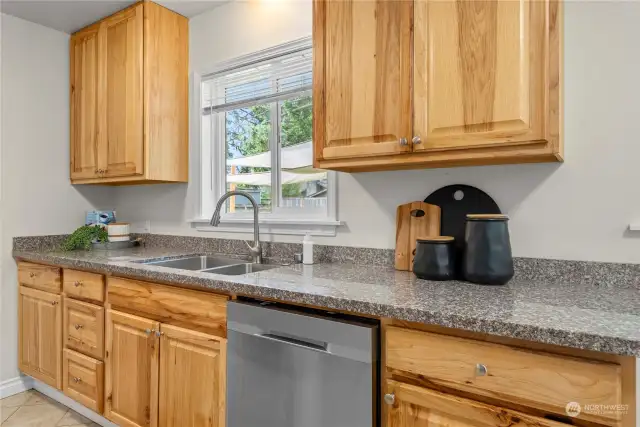 large kitchen space