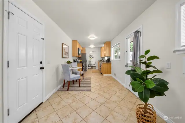 large kitchen space