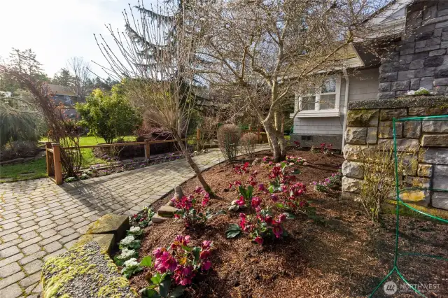 Beautiful landscaping throughout the property.