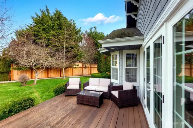 Plenty of outdoor space to enjoy the beauty.