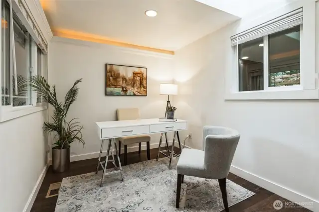 Upstairs office