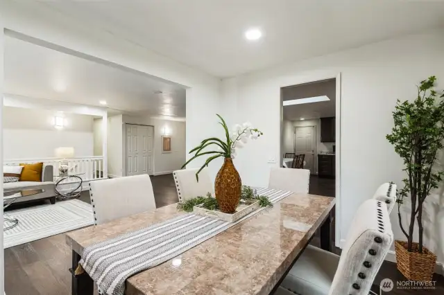 upstairs dining room