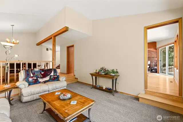 Living Room off of kitchen.