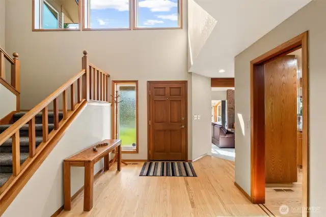 Front entry.