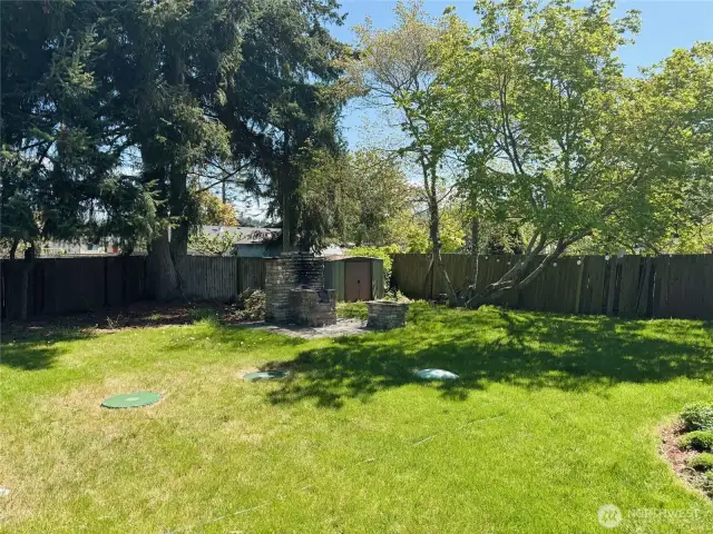 Fenced Back Yard