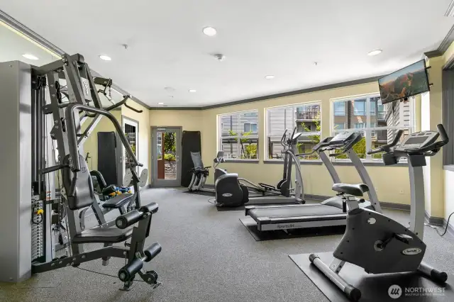Workout room, also on 2nd floor.